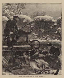 パリの前、出撃を待つ、12月3日 作： Edward John Gregory